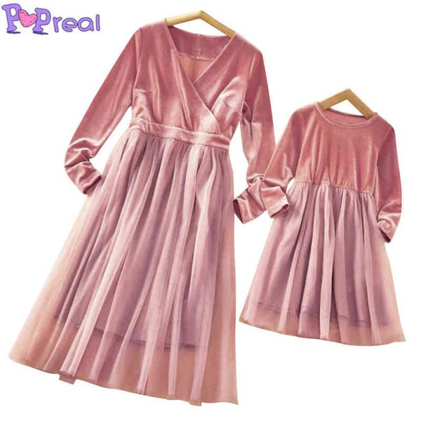 popreal autumn winter mother and daughter dress fashion v-neck mesh stitching pink dress family matching clothes mother kids aa220326, Red;yellow
popreal autumn winter mother and daughter dress fashion v-neck mesh stitching pink dress family matching clothes mother kids aa220326, Red;yellow