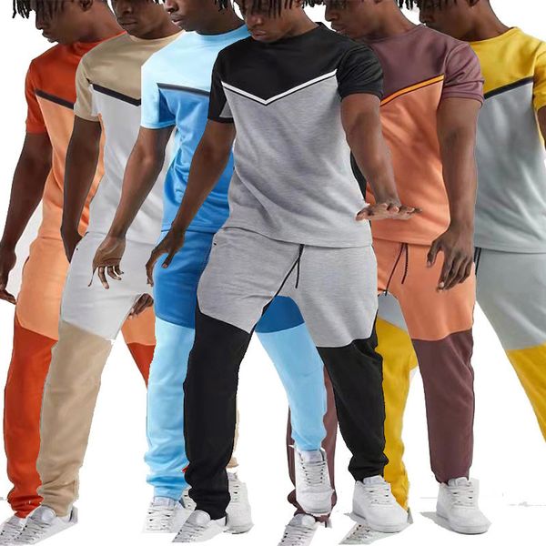 2022 new designer mens tracksuits summer sportswear 2pcs short sleeve t shirt and long sleeve pants quick drying selling suit combined with, Gray
2022 new designer mens tracksuits summer sportswear 2pcs short sleeve t shirt and long sleeve pants quick drying selling suit combined with, Gray