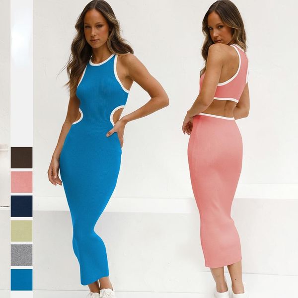 summer womens clothing fashion casual dresses crew neck backless design slim fit string waist cutout sleeveless tank dress hip, Black;gray
summer womens clothing fashion casual dresses crew neck backless design slim fit string waist cutout sleeveless tank dress hip, Black;gray
