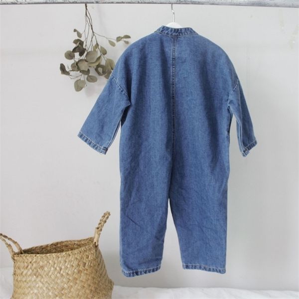 autumn children denim jumpsuits korean style chic baby boys girls overalls soft loose trousers kids clothes lj201203, Blue
autumn children denim jumpsuits korean style chic baby boys girls overalls soft loose trousers kids clothes lj201203, Blue