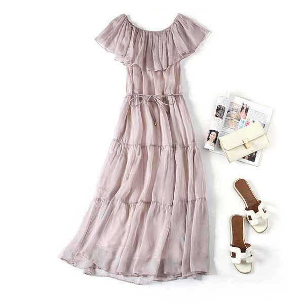 casual dresses a-line skirt shenzhen high waist silk dress summer women's lace up trimmed ruffle skirt ss47, Black;gray
casual dresses a-line skirt shenzhen high waist silk dress summer women's lace up trimmed ruffle skirt ss47, Black;gray
