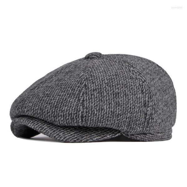 berets middle aged sboy hat winter thickened earflap warm beret cap classic solid british retro wool octagonal hatberets wend22, Blue;gray
berets middle aged sboy hat winter thickened earflap warm beret cap classic solid british retro wool octagonal hatberets wend22, Blue;gray