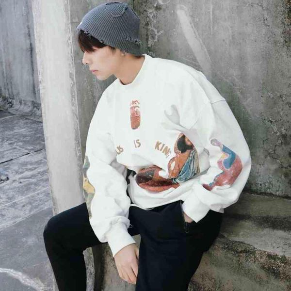 selling designer sweater kanyew sweatshirt 3d printing american street hip-hop loose long-sleeved sweaters oversize men and women jacket 012, Black
selling designer sweater kanyew sweatshirt 3d printing american street hip-hop loose long-sleeved sweaters oversize men and women jacket 012, Black