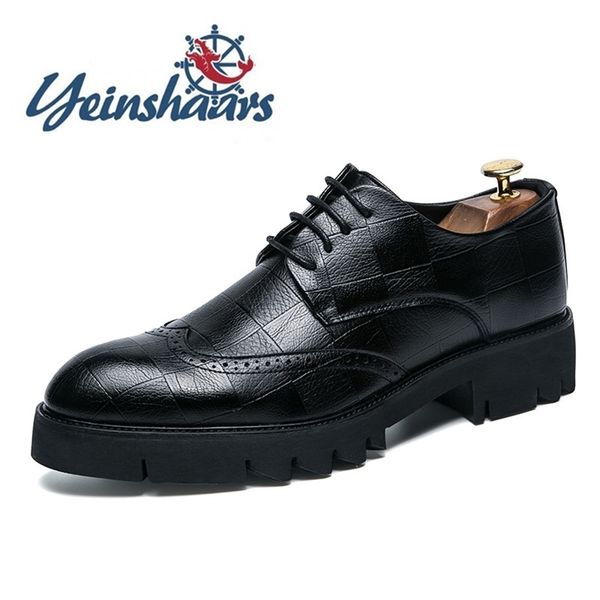 arrival mens casual leather shoes thick soled formal fashion brogue elegant leisure walk oxford male 220808, Black
arrival mens casual leather shoes thick soled formal fashion brogue elegant leisure walk oxford male 220808, Black