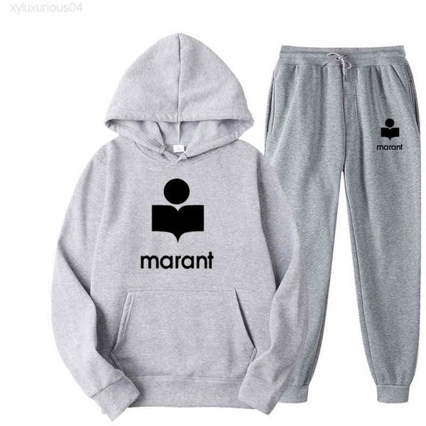 autumn and winter tide brand marant casual printing men's fleece sweater set hoodie sweatshirt, Black
autumn and winter tide brand marant casual printing men's fleece sweater set hoodie sweatshirt, Black
