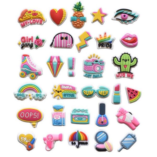 fast delivery coffee cups custom diy soft pvc cartoon clog shoe croc charms for shoe decorations brand accessories, White;pink
fast delivery coffee cups custom diy soft pvc cartoon clog shoe croc charms for shoe decorations brand accessories, White;pink