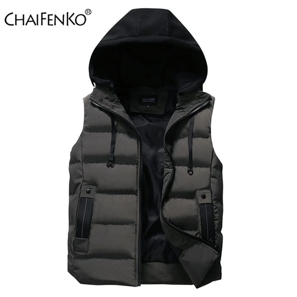 men's vests chaifenko men's vest jacket winter waterproof warm sleeveless men 220823, Black;white
men's vests chaifenko men's vest jacket winter waterproof warm sleeveless men 220823, Black;white