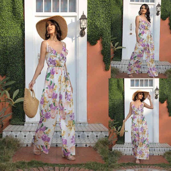 women's jumpsuits & rompers summer resort style beach pants loose impermeable printed one-piece with lined suspenders, Black;white
women's jumpsuits & rompers summer resort style beach pants loose impermeable printed one-piece with lined suspenders, Black;white