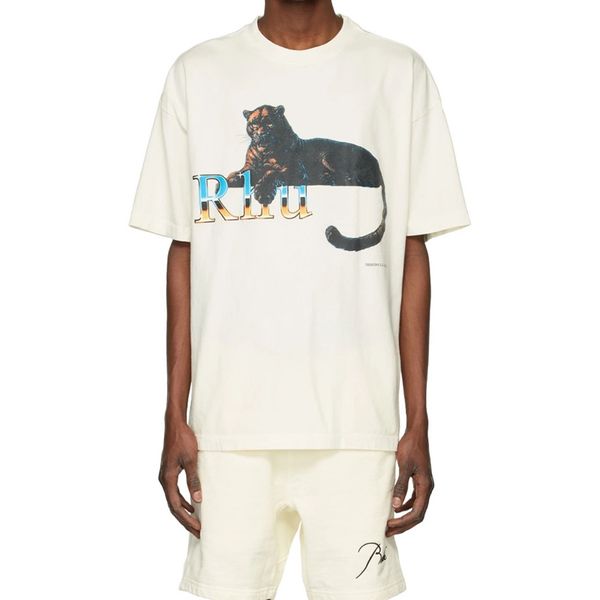 22ss summer usa panther letter gradient tee fashion mens short sleeve tshirt women clothes casual cotton t shirts, Black;brown
22ss summer usa panther letter gradient tee fashion mens short sleeve tshirt women clothes casual cotton t shirts, Black;brown