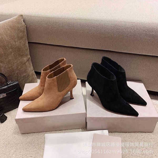 boots autumn winter mary jane pointed high-heeled bare boots women's simple thin heel elastic short, Black
boots autumn winter mary jane pointed high-heeled bare boots women's simple thin heel elastic short, Black
