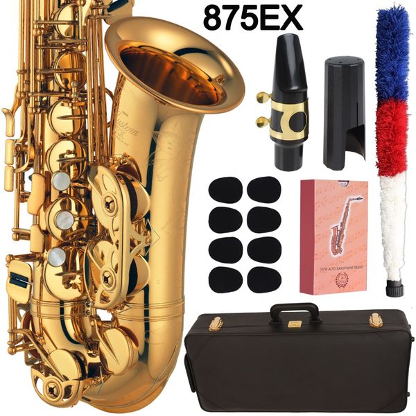 mfc saxophone alto 875ex professional sax custom ex series high saxophone gold lacquer with mouthpiece reeds neck case
mfc saxophone alto 875ex professional sax custom ex series high saxophone gold lacquer with mouthpiece reeds neck case