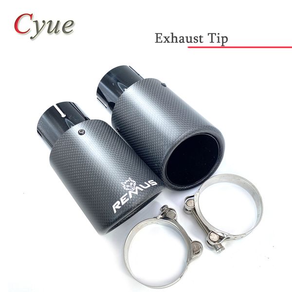1pcs car exhaust tail pipe curly matte carbon fiber stainless steel bevel edge black muffler pipe with remus logo
1pcs car exhaust tail pipe curly matte carbon fiber stainless steel bevel edge black muffler pipe with remus logo