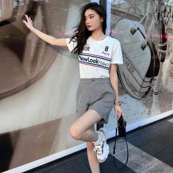 2022 brand t shirt 2022 spring new di r short sleeve t-shirt men's women's same pure cotton red blue npql, White;black
2022 brand t shirt 2022 spring new di r short sleeve t-shirt men's women's same pure cotton red blue npql, White;black