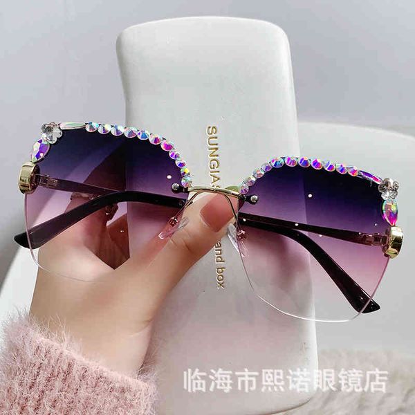 sunglasses women's republic of korea trendy frameless crystal cut edge anti ultraviolet diamond gbid, White;black
sunglasses women's republic of korea trendy frameless crystal cut edge anti ultraviolet diamond gbid, White;black