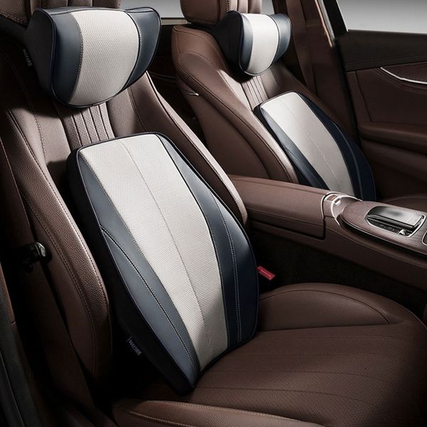 first layer cowhide car neck pillow car headrest lumbar support automobiles seat waist cushion travel pillow for driver chair gps
first layer cowhide car neck pillow car headrest lumbar support automobiles seat waist cushion travel pillow for driver chair gps