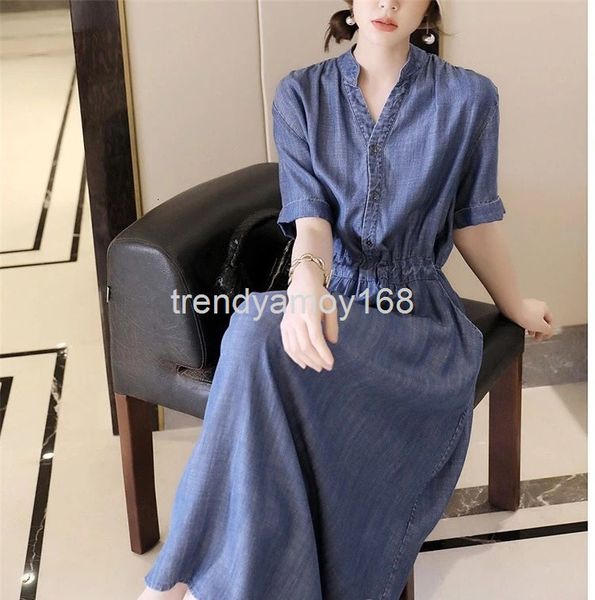 casual dresses 21 summer clothes r@ils tencel denim dress is pure, versatile, elegant, niche, Black;gray
casual dresses 21 summer clothes r@ils tencel denim dress is pure, versatile, elegant, niche, Black;gray