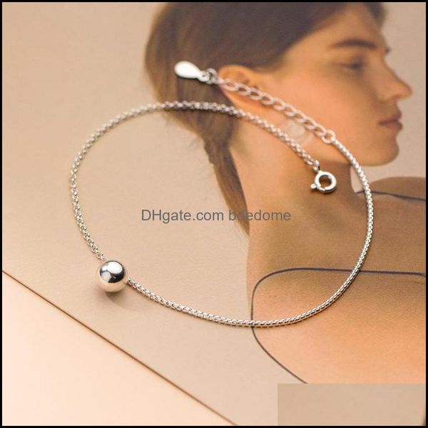 anklets 100% 925 sterling sier round beads bracelets woman jewelry foot decoration chain summer beach accessories gi bdedome dhdip, Red;blue
anklets 100% 925 sterling sier round beads bracelets woman jewelry foot decoration chain summer beach accessories gi bdedome dhdip, Red;blue