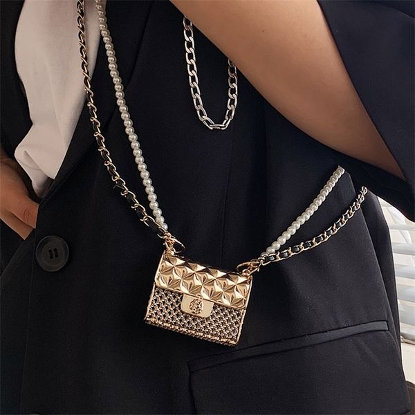 super mini metal crossbody shoulder bags for women fashion lingge chains halter bag luxury beading female handbags and coin bags 220520
super mini metal crossbody shoulder bags for women fashion lingge chains halter bag luxury beading female handbags and coin bags 220520
