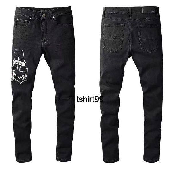 amirs hole embroidery flocking embroidery washed white jeans men's elastic small foot slim pants, Blue
amirs hole embroidery flocking embroidery washed white jeans men's elastic small foot slim pants, Blue