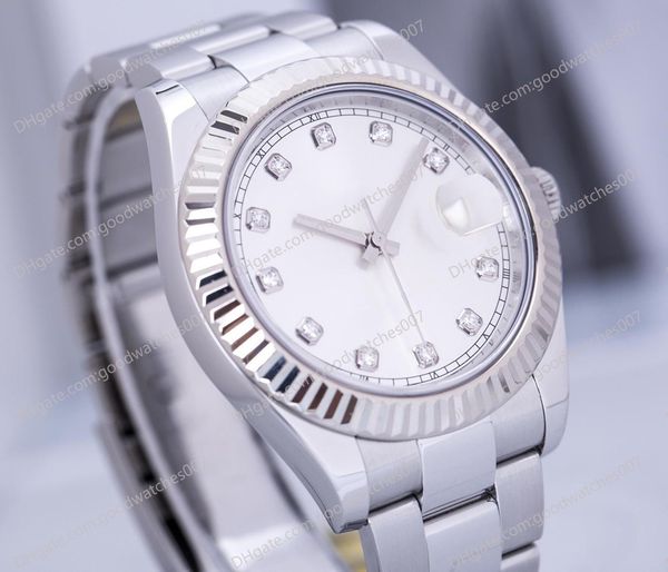 asian watch 2813 automatic mechanical exquisite men's watches 41mm luxury diamond dial stainless steel strap sapphire glass folding cla, Slivery;brown
asian watch 2813 automatic mechanical exquisite men's watches 41mm luxury diamond dial stainless steel strap sapphire glass folding cla, Slivery;brown