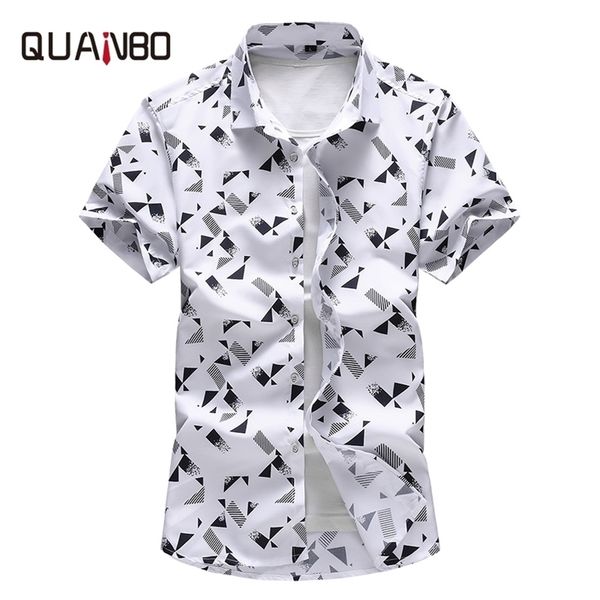 quanbo plus size 5xl 6xl 7xl men shirt new arrival summer fashion print casual short sleeve shirts brand clothing lj200925, White;black
quanbo plus size 5xl 6xl 7xl men shirt new arrival summer fashion print casual short sleeve shirts brand clothing lj200925, White;black
