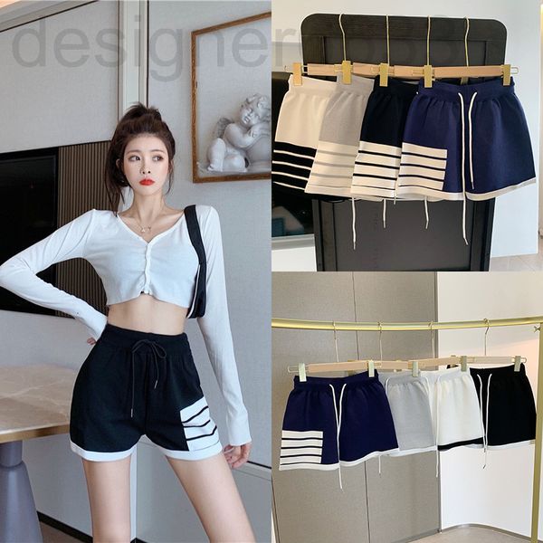 women's jeans designer tb sports shorts women's summer loose high waist slim four bars versatile casual pants 1hpj, Blue
women's jeans designer tb sports shorts women's summer loose high waist slim four bars versatile casual pants 1hpj, Blue
