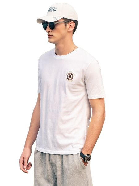 men cartoon & letter graphic tee n0aa#, White;black
men cartoon & letter graphic tee n0aa#, White;black