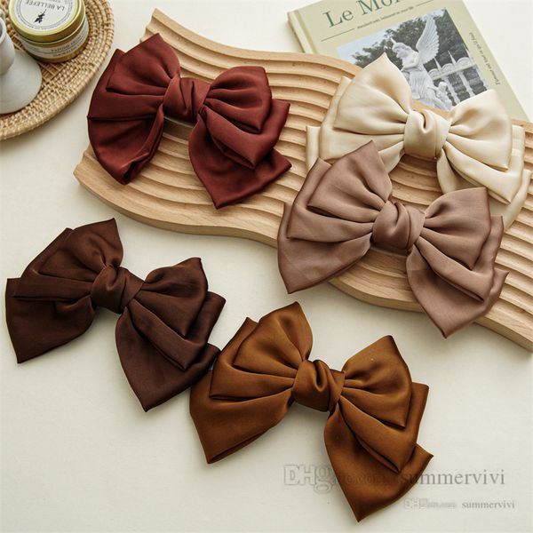 girls bows princess hair clip boutique kids three layers satin bowknot hairpins children birthday party barrettes q7326, Slivery;white
girls bows princess hair clip boutique kids three layers satin bowknot hairpins children birthday party barrettes q7326, Slivery;white