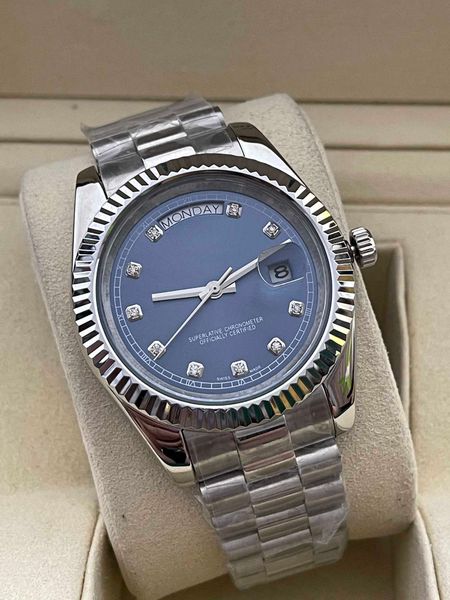quality montre zdr-de luxe mens womens watches 41mm automatic movement full stainless steel watch 2813 mechanical wristwatches, Slivery;brown
quality montre zdr-de luxe mens womens watches 41mm automatic movement full stainless steel watch 2813 mechanical wristwatches, Slivery;brown