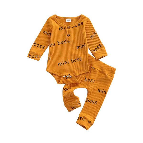 citgeett autumn baby girls boys clothing sets letter printed long sleeve button romper pants spring suit j220711, White
citgeett autumn baby girls boys clothing sets letter printed long sleeve button romper pants spring suit j220711, White