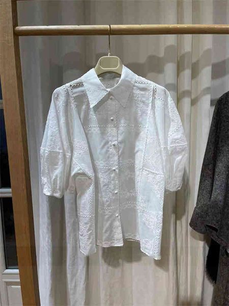 women's polos bubble sleeve lace white polo collar shirt women's french spring summer loose short fashion
women's polos bubble sleeve lace white polo collar shirt women's french spring summer loose short fashion