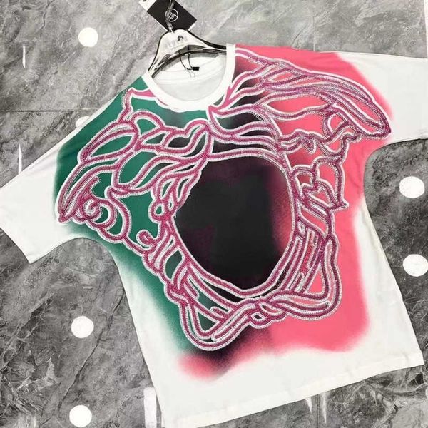trendy t-shirt designer vers short sleeve t-shirt classic medusa diamond round neck loose half sleeve tshirts, White;black
trendy t-shirt designer vers short sleeve t-shirt classic medusa diamond round neck loose half sleeve tshirts, White;black