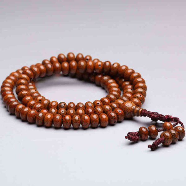 bro003 buddhist 108 old red star moon rosary 9x6mm natural real lotus bodhi prayer abacus beads, Golden;silver
bro003 buddhist 108 old red star moon rosary 9x6mm natural real lotus bodhi prayer abacus beads, Golden;silver