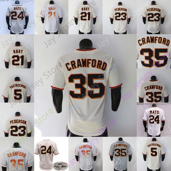 mike yastrzemski jersey joey bart joc pederson willie mays brandon crawford city fans 1951 grey white cream, Blue;black
mike yastrzemski jersey joey bart joc pederson willie mays brandon crawford city fans 1951 grey white cream, Blue;black