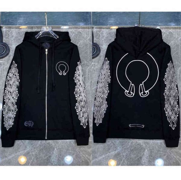 fashion mens loose sweatshirts classic brand ch designer hoodie horseshoe sanskrit print luxury zipper jacket pullover hooded coat women sw, Black
fashion mens loose sweatshirts classic brand ch designer hoodie horseshoe sanskrit print luxury zipper jacket pullover hooded coat women sw, Black