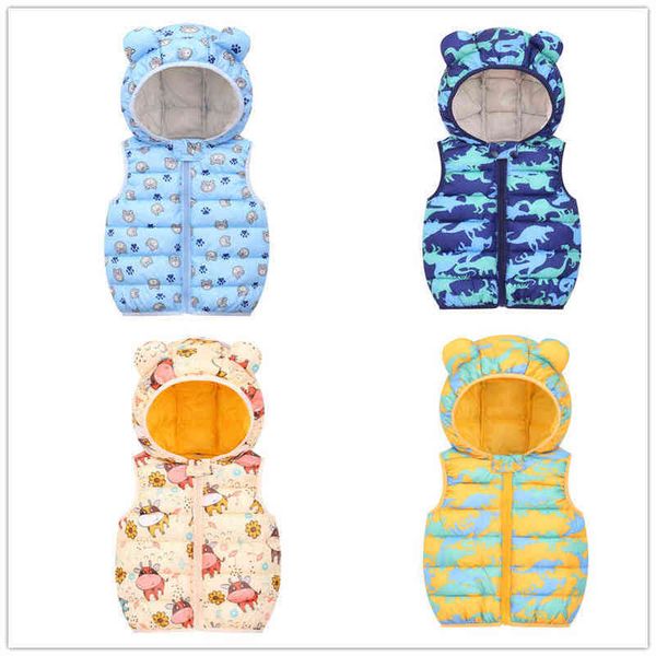 2021 new boys vest autumn winter warm down cotton hooded vests for girl toddler kids outerwear children jacket for 1-5 year j220718, Blue;gray
2021 new boys vest autumn winter warm down cotton hooded vests for girl toddler kids outerwear children jacket for 1-5 year j220718, Blue;gray