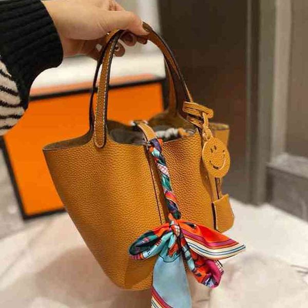 shoulder bags luxury basket bucket bag fashion simple women's designer real leather handbags 211216
shoulder bags luxury basket bucket bag fashion simple women's designer real leather handbags 211216