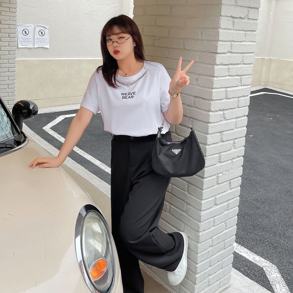 22ss women necklace plus size cotton t-shirt fashion bear brown summer spring t shirt embroidery short sleeve slimming lady tee, Black
22ss women necklace plus size cotton t-shirt fashion bear brown summer spring t shirt embroidery short sleeve slimming lady tee, Black