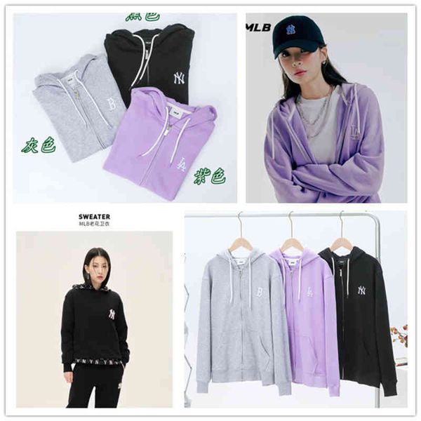 women's hoodies sweatshirts korea mlb fashion men's and women's lovers' small label embroidery hooded zipper long sleeve, Black
women's hoodies sweatshirts korea mlb fashion men's and women's lovers' small label embroidery hooded zipper long sleeve, Black