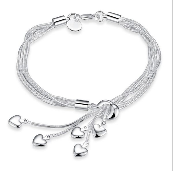 925 silver plated tai chi tassel hanging heart bracelet ornament, Golden;silver
925 silver plated tai chi tassel hanging heart bracelet ornament, Golden;silver