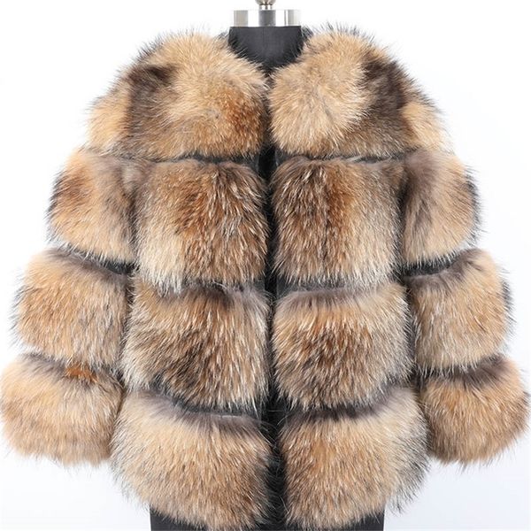 maomaokong winter style jacket women's thick fur coat real raccoon fur jacket raccoon fur coat round neck warm 201214, Black
maomaokong winter style jacket women's thick fur coat real raccoon fur jacket raccoon fur coat round neck warm 201214, Black
