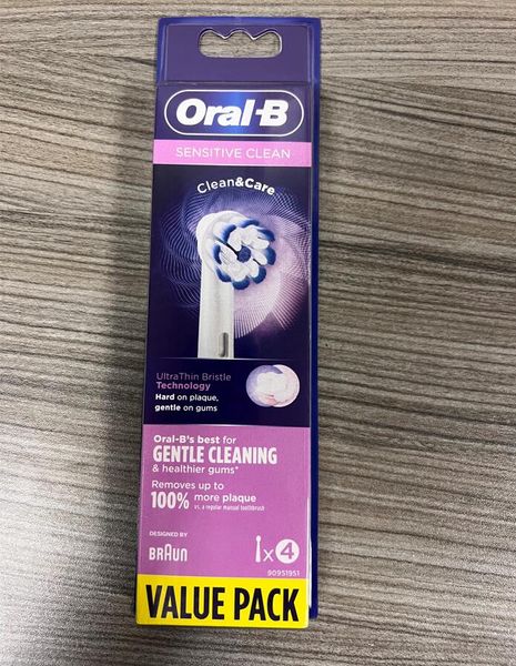 oral-b ebr60-4 value pack sensitive clean utrathin replacement toothbrush heads for automatic electric toothbrush deep cleaning 4head/set
oral-b ebr60-4 value pack sensitive clean utrathin replacement toothbrush heads for automatic electric toothbrush deep cleaning 4head/set