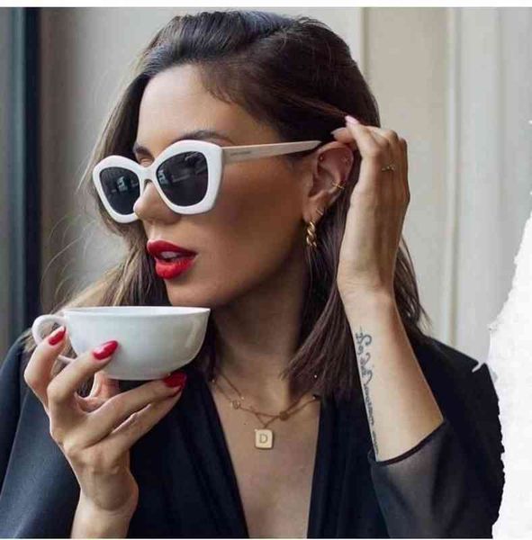 sunglasses sl68 sunglasses cat's eyes temperament white elegance face slimming and plain artifact in summer, White;black
sunglasses sl68 sunglasses cat's eyes temperament white elegance face slimming and plain artifact in summer, White;black