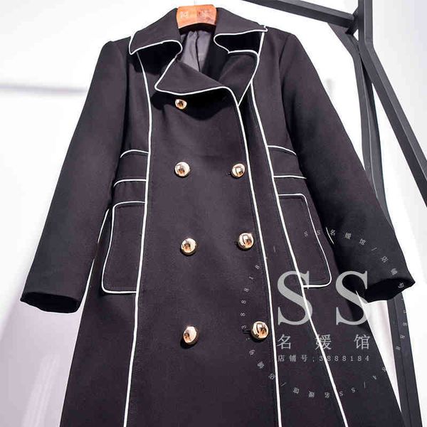women's trench coats small classic double breasted lapel korean windbreaker women's medium length knee winter, Tan;black
women's trench coats small classic double breasted lapel korean windbreaker women's medium length knee winter, Tan;black