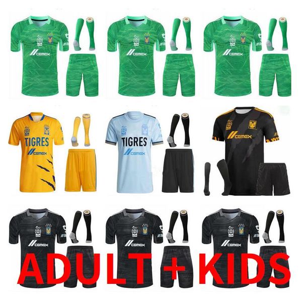kids kit 2021 2022 mexico uanl tigres soccer jerseys 21 22 7 stars c.salcedo gignac vargas pizarro football shirt 3rd home away camiseta men, Black;yellow
kids kit 2021 2022 mexico uanl tigres soccer jerseys 21 22 7 stars c.salcedo gignac vargas pizarro football shirt 3rd home away camiseta men, Black;yellow