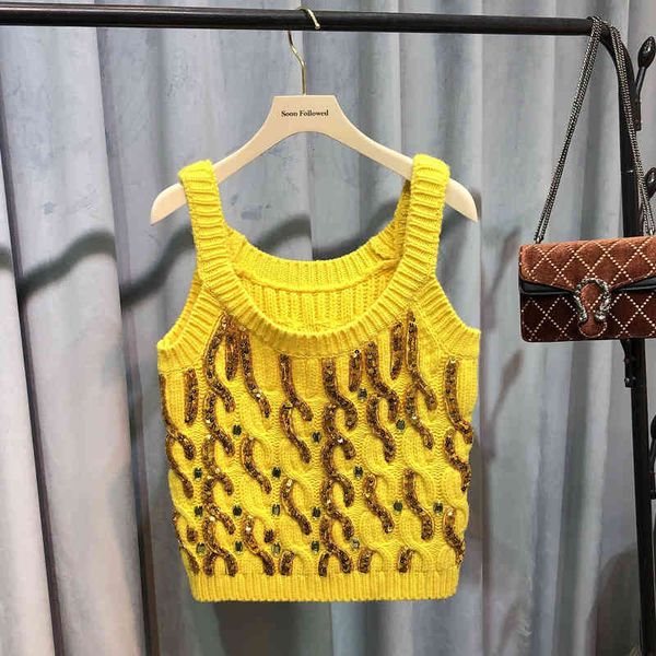 women's knits & tees knitted vest, sweet crystal, sequins, twisted knitted, , sleeveless woolen sweater. aybz, White
women's knits & tees knitted vest, sweet crystal, sequins, twisted knitted, , sleeveless woolen sweater. aybz, White