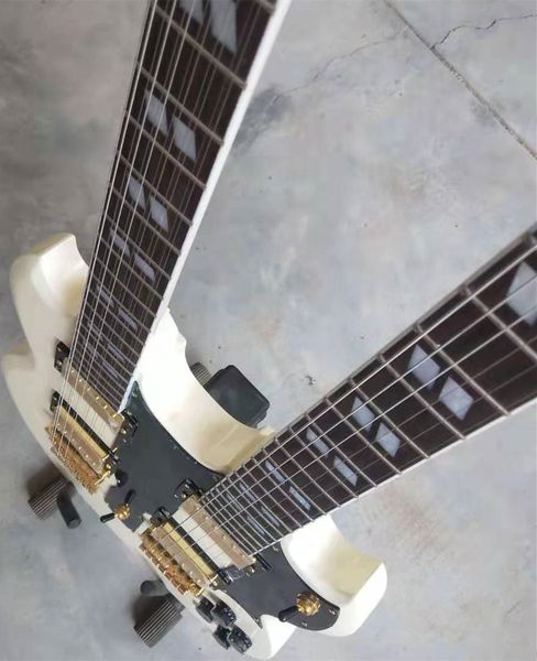 guitar guitarra eléctrica de doble cabeza, alta calidad, yellow milk color, 12 cuerdas + 6 cuerdas,golden hardware,spot, lightning d
guitar guitarra eléctrica de doble cabeza, alta calidad, yellow milk color, 12 cuerdas + 6 cuerdas,golden hardware,spot, lightning d
