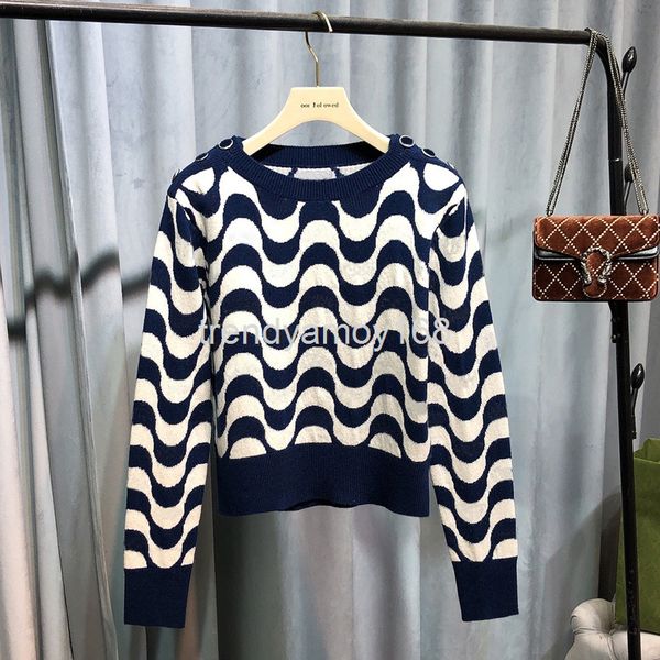 women's knits & tees spring festival special star same sweater women's cashmere 21 spring wave stripe button pullover sweater, White
women's knits & tees spring festival special star same sweater women's cashmere 21 spring wave stripe button pullover sweater, White