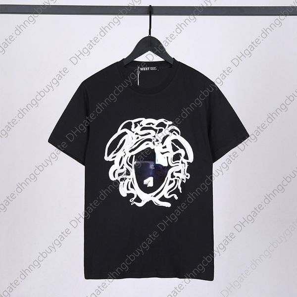 trendy brand men's ins medusa 3d printed cotton t-shirt loose short sleeved couple mens designer clothes, White;black
trendy brand men's ins medusa 3d printed cotton t-shirt loose short sleeved couple mens designer clothes, White;black