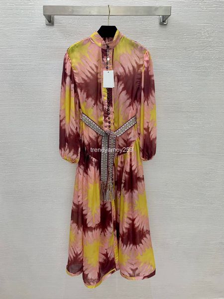 casual dresses quality women's wear silk fabric button placket stand collar lantern sleeve ink painting halo dyeing dress long skirt, Black;gray
casual dresses quality women's wear silk fabric button placket stand collar lantern sleeve ink painting halo dyeing dress long skirt, Black;gray